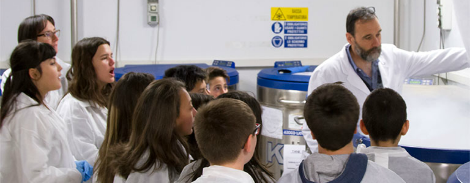 Studenti in laboratorio