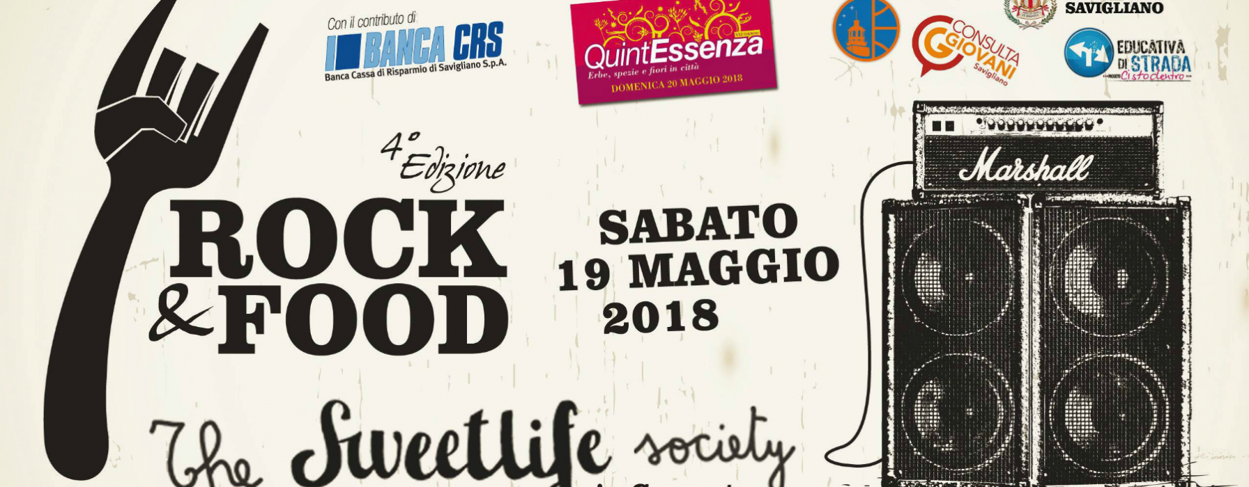 Locandina ROCK & FOOD 2018 - IV Edizione Locandina ROCK & FOOD 2018 - IV Edizione