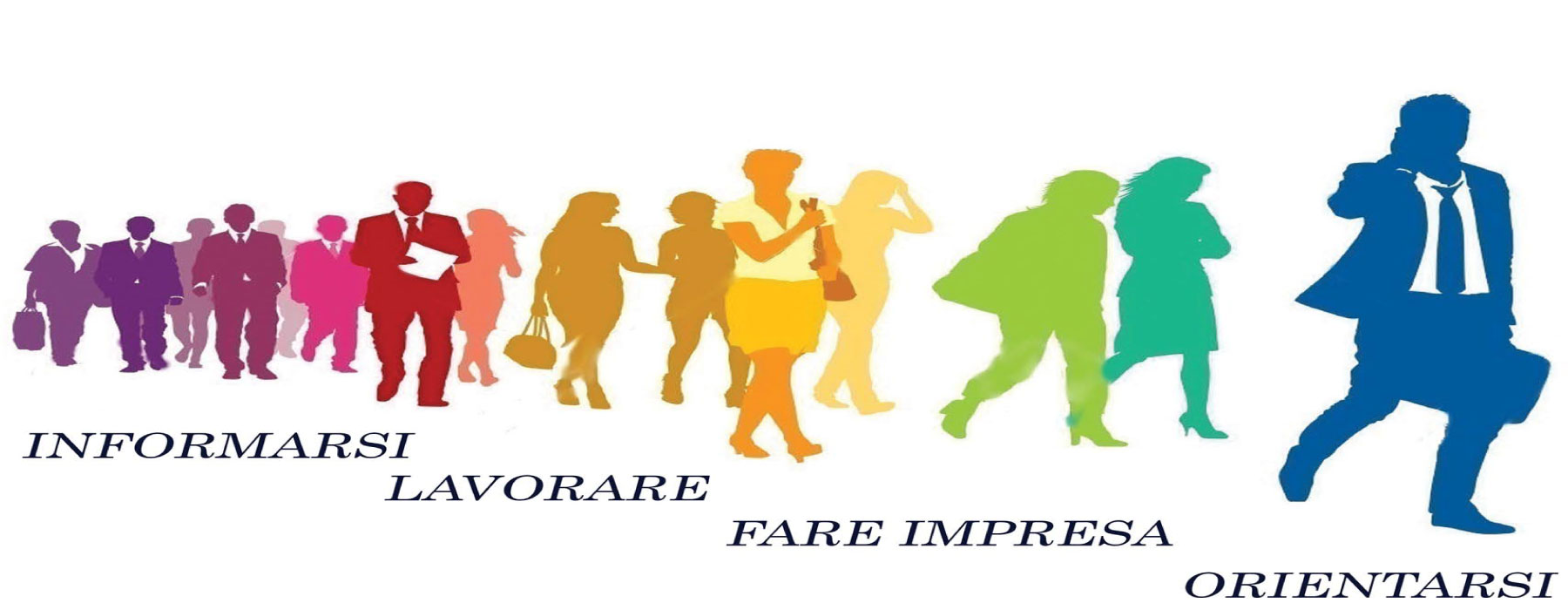 Persone vestite in abiti da lavoro che camminano