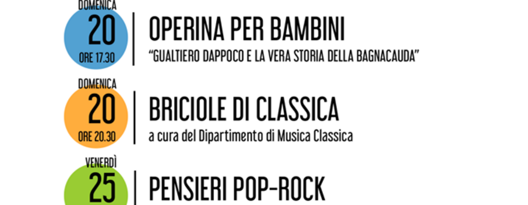 Locandina Concerti e saggi in teatro Locandina Concerti e saggi in teatro