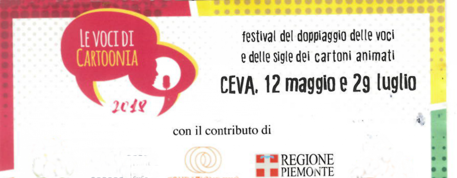 Le voci di Cartoonia volantino