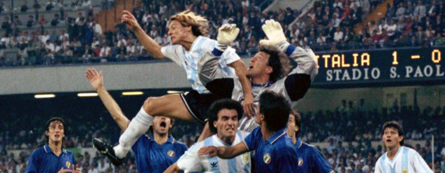 Zenga, Caniggia, Ferri. Italia-Argentina 1990 Zenga, Caniggia, Ferri. Italia-Argentina 1990