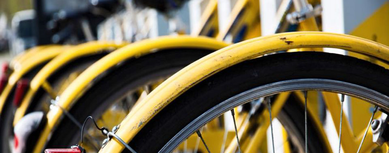 Bibiclette del servizio di bikesharing Tobike di Torino