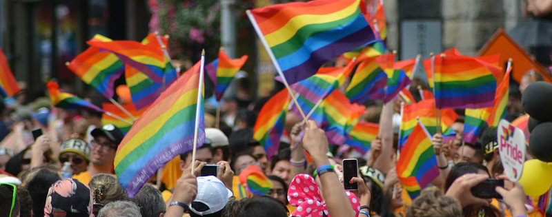 Manifestazione a difesa dei diritti LGBT